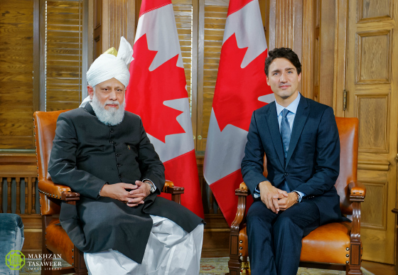 pemimpin ahmadiyah dan perdana menteri kanada