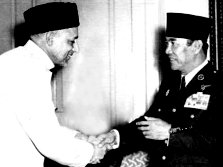 Sayyid Shah Muhammad saat berjumpa Bung Karno
