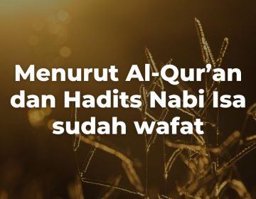 nabi iIsa wafat secara alami